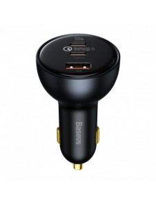 Baseus snabb billaddare USB / USB Typ C 160W PPS Quick Charge 5 PD grå (TZCCZM-0G)