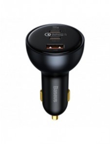Baseus snabb billaddare USB / USB Typ C 160W PPS Quick Charge 5 PD grå (TZCCZM-0G)