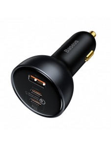 Baseus snabb billaddare USB / USB Typ C 160W PPS Quick Charge 5 PD grå (TZCCZM-0G)