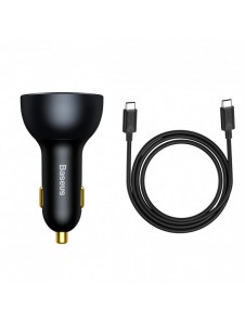 Baseus snabb billaddare USB / USB Typ C 160W PPS Quick Charge 5 PD grå (TZCCZM-0G)