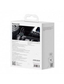 Baseus snabb billaddare USB / USB Typ C 160W PPS Quick Charge 5 PD grå (TZCCZM-0G)