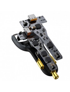 Baseus snabb billaddare USB / USB Typ C 160W PPS Quick Charge 5 PD grå (TZCCZM-0G)