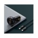Baseus snabb billaddare USB / USB Typ C 160W PPS Quick Charge 5 PD grå (TZCCZM-0G)
