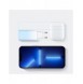Baseus snabbladdare GaN 2 x USB Typ C / USB 65W QC PD blå (CCGP050103) + snabbladdningskabel USB Typ C 100W 1m blå