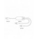 Baseus Flash Series II snabbladdningskabel 2in1 USB-C - 2xUSB-C 100W 1,5m svart