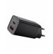 Baseus GaN2 Lite snabbladdare 65W USB / USB Typ C Quick Charge 3.0 Power Delivery (galliumnitrid) svart (CCGAN2L-B01)