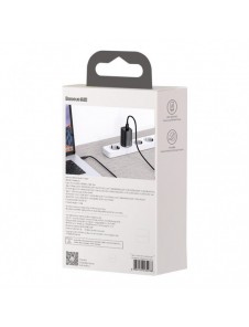 Baseus GaN2 Lite snabbladdare 65W USB / USB Typ C Quick Charge 3.0 Power Delivery (galliumnitrid) svart (CCGAN2L-B01)