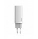 Baseus GaN2 Lite snabbladdare 65W USB / USB Typ C Quick Charge 3.0 Power Delivery (galliumnitrid) vit (CCGAN2L-B02)
