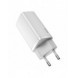 Baseus GaN2 Lite snabbladdare 65W USB / USB Typ C Quick Charge 3.0 Power Delivery (galliumnitrid) vit (CCGAN2L-B02)