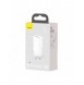 Baseus GaN2 Lite snabbladdare 65W USB / USB Typ C Quick Charge 3.0 Power Delivery (galliumnitrid) vit (CCGAN2L-B02)