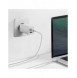 Baseus GaN2 Lite snabbladdare 65W USB / USB Typ C Quick Charge 3.0 Power Delivery (galliumnitrid) vit (CCGAN2L-B02)