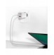 Baseus GaN2 Lite snabbladdare 65W USB / USB Typ C Quick Charge 3.0 Power Delivery (galliumnitrid) vit (CCGAN2L-B02)