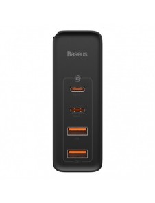 Baseus GaN2 Pro snabbladdare 100W USB / USB Typ C Snabbladdning 4+ Strömförsörjning svart (CCGAN2P-L01)