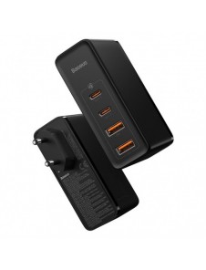 Baseus GaN2 Pro snabbladdare 100W USB / USB Typ C Snabbladdning 4+ Strömförsörjning svart (CCGAN2P-L01)
