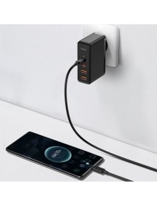 Baseus GaN2 Pro snabbladdare 100W USB / USB Typ C Snabbladdning 4+ Strömförsörjning svart (CCGAN2P-L01)