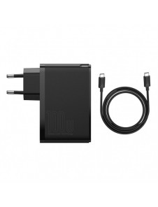Baseus GaN2 Pro snabbladdare 100W USB / USB Typ C Snabbladdning 4+ Strömförsörjning svart (CCGAN2P-L01)