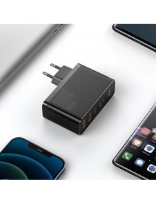 Baseus GaN2 Pro snabbladdare 100W USB / USB Typ C Snabbladdning 4+ Strömförsörjning svart (CCGAN2P-L01)