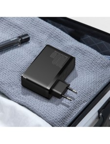 Baseus GaN2 Pro snabbladdare 100W USB / USB Typ C Snabbladdning 4+ Strömförsörjning svart (CCGAN2P-L01)