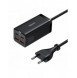 Baseus GaN3 Pro snabb universal GaN-laddare 2 x USB Typ C / 2 x USB 100W PD3.0, QC4.0 +, AFC svart (CCGP000101)