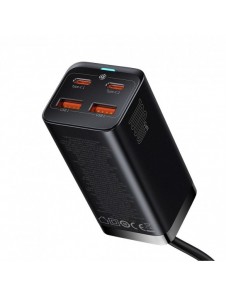 Baseus GaN3 Pro snabb universal GaN-laddare 2 x USB Typ C / 2 x USB 100W PD3.0, QC4.0 +, AFC svart (CCGP000101)
