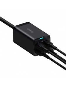 Baseus GaN3 Pro snabb universal GaN-laddare 2 x USB Typ C / 2 x USB 100W PD3.0, QC4.0 +, AFC svart (CCGP000101)