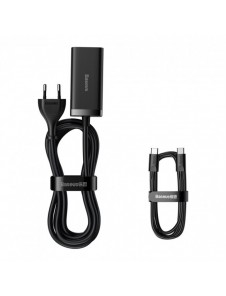 Baseus GaN3 Pro snabb universal GaN-laddare 2 x USB Typ C / 2 x USB 100W PD3.0, QC4.0 +, AFC svart (CCGP000101)