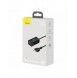 Baseus GaN3 Pro snabb universal GaN-laddare 2 x USB Typ C / 2 x USB 100W PD3.0, QC4.0 +, AFC svart (CCGP000101)