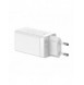 Baseus GaN3 Pro snabb universal GaN-laddare 2 x USB Typ C / USB + kabel USB Typ C - USB Typ C 65W PD3.0, QC4.0 +, AFC vit (CCGP0