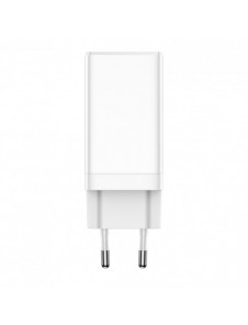 Baseus GaN3 Pro snabb universal GaN-laddare 2 x USB Typ C / USB + kabel USB Typ C - USB Typ C 65W PD3.0, QC4.0 +, AFC vit (CCGP0