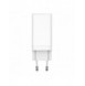 Baseus GaN3 Pro snabb universal GaN-laddare 2 x USB Typ C / USB + kabel USB Typ C - USB Typ C 65W PD3.0, QC4.0 +, AFC vit (CCGP0