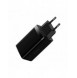 Baseus GaN3 Pro snabb universal GaN-laddare 2 x USB Typ C / USB 65W PD3.0, QC4.0 +, AFC svart + USB Typ C - USB Typ C-kabel 1m (