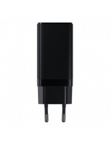 Baseus GaN3 Pro snabb universal GaN-laddare 2 x USB Typ C / USB 65W PD3.0, QC4.0 +, AFC svart + USB Typ C - USB Typ C-kabel 1m (