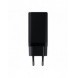 Baseus GaN3 Pro snabb universal GaN-laddare 2 x USB Typ C / USB 65W PD3.0, QC4.0 +, AFC svart + USB Typ C - USB Typ C-kabel 1m (