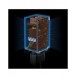Baseus GaN3 Pro snabb universal GaN-laddare 2 x USB Typ C / USB 65W PD3.0, QC4.0 +, AFC svart + USB Typ C - USB Typ C-kabel 1m (