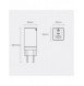 Baseus GaN3 Pro snabb universal GaN-laddare 2 x USB Typ C / USB 65W PD3.0, QC4.0 +, AFC svart + USB Typ C - USB Typ C-kabel 1m (