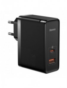 Baseus GaN5 Pro snabb universal väggladdare GaN USB Typ C / USB 100W PD3.0, QC4.0+, AFC svart (CCGP090201)