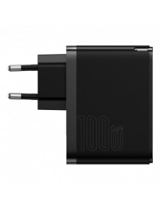 Baseus GaN5 Pro snabb universal väggladdare GaN USB Typ C / USB 100W PD3.0, QC4.0+, AFC svart (CCGP090201)