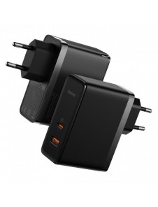 Baseus GaN5 Pro snabb universal väggladdare GaN USB Typ C / USB 100W PD3.0, QC4.0+, AFC svart (CCGP090201)