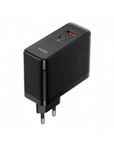 Baseus GaN5 Pro snabb universal väggladdare GaN USB Typ C / USB 100W PD3.0, QC4.0+, AFC svart (CCGP090201)