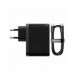 Baseus GaN5 Pro snabb universal väggladdare GaN USB Typ C / USB 100W PD3.0, QC4.0+, AFC svart (CCGP090201)