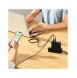 Baseus GaN5 Pro snabb universal väggladdare GaN USB Typ C / USB 100W PD3.0, QC4.0+, AFC svart (CCGP090201)