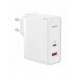 Baseus GaN5 Pro snabb universal väggladdare GaN USB Typ C / USB 100W PD3.0, QC4.0+, AFC vit (CCGP090202)