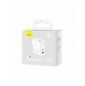 Baseus GaN5 Pro snabb universal väggladdare GaN USB Typ C / USB 100W PD3.0, QC4.0+, AFC vit (CCGP090202)