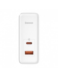 Baseus GaN5 Pro snabb universal väggladdare GaN USB Typ C / USB 100W PD3.0, QC4.0+, AFC vit (CCGP090202)