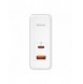 Baseus GaN5 Pro snabb universal väggladdare GaN USB Typ C / USB 100W PD3.0, QC4.0+, AFC vit (CCGP090202)