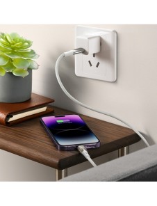 Baseus Glimmer Series snabbladdningskabel USB-A - USB-C 100W 480Mbps 1m vit