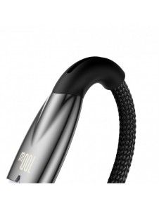 Baseus Glimmer Series Snabbladdningskabel USB-A - USB-C 100W 480Mbps 2m svart