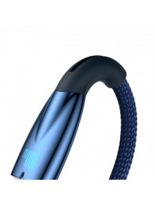 Baseus Glimmer Series Snabbladdningskabel USB-A - USB-C 100W 480Mbps 2m blå