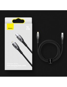 Baseus Glimmer Series Snabbladdningskabel USB-A - USB-C 100W 480Mbps 2m blå