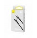 Baseus Glimmer Series Snabbladdningskabel USB-C 480Mbps PD 100W 2m Svart